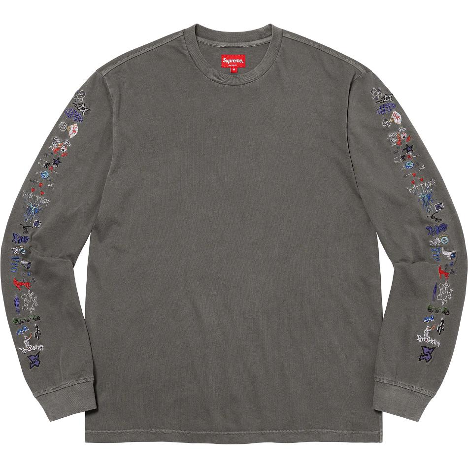 Suéteres Supreme AOI Icons L/S Top Negras | Supreme 317LH